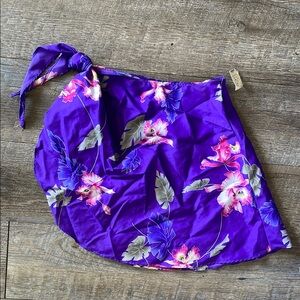 NWT Andrade Hawaii resort wear floral sarong vintage